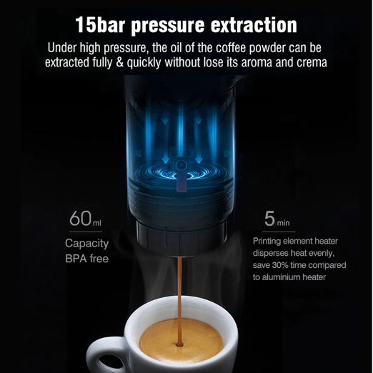 Hibrew Portable Auto Coffee Machine Hibrew Portable Auto Coffee Machine